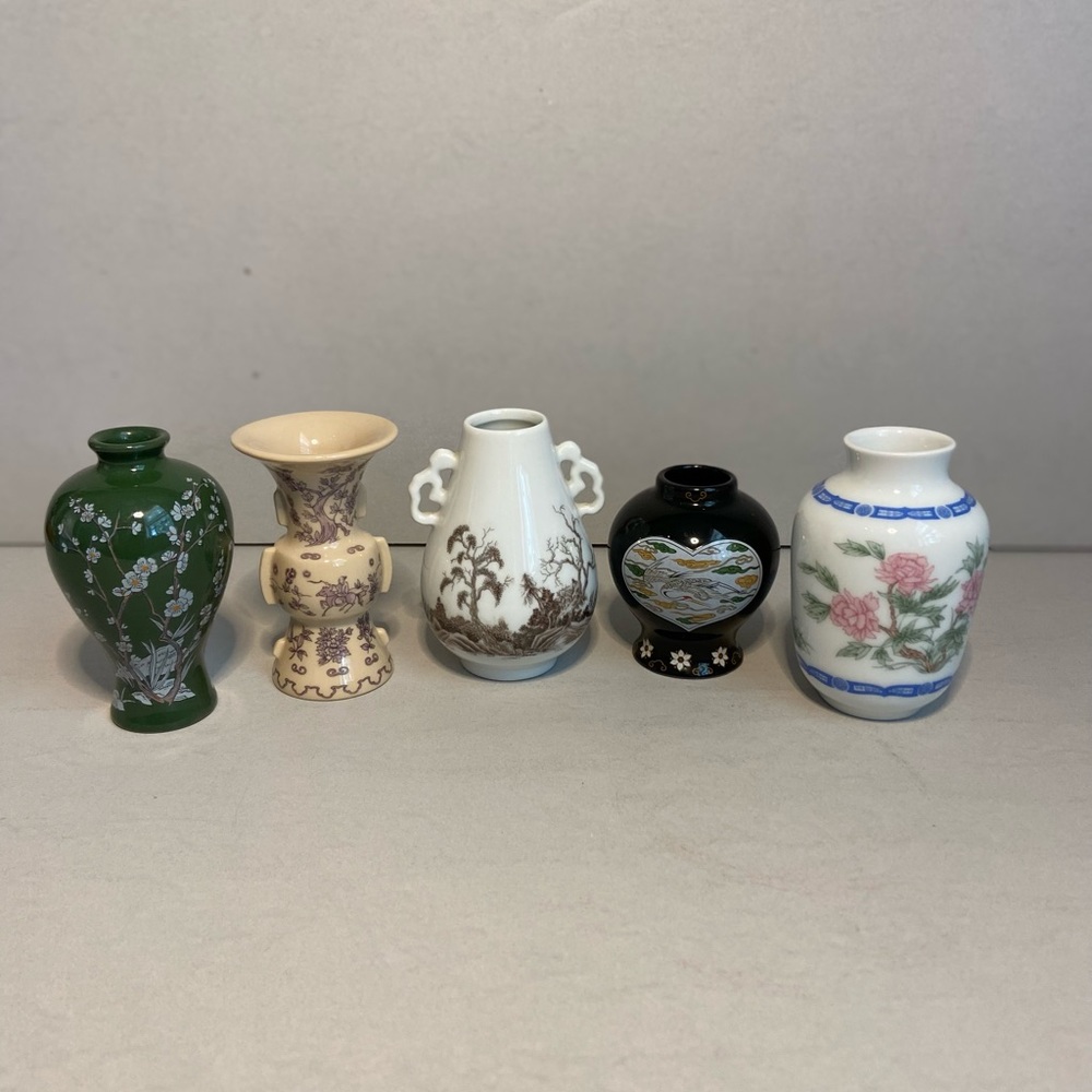 Franklin Mint FP Japan Miniature Vases